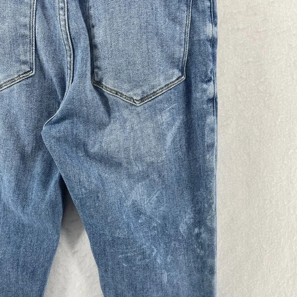 Frame Jeans Women's Sz 27 Blue Washed Denim Skinny Mid Rise Cropped Stretch - Picture 8 of 11